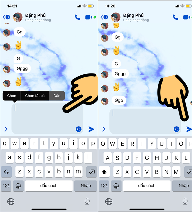 Cách troll bạn bè trên messenger